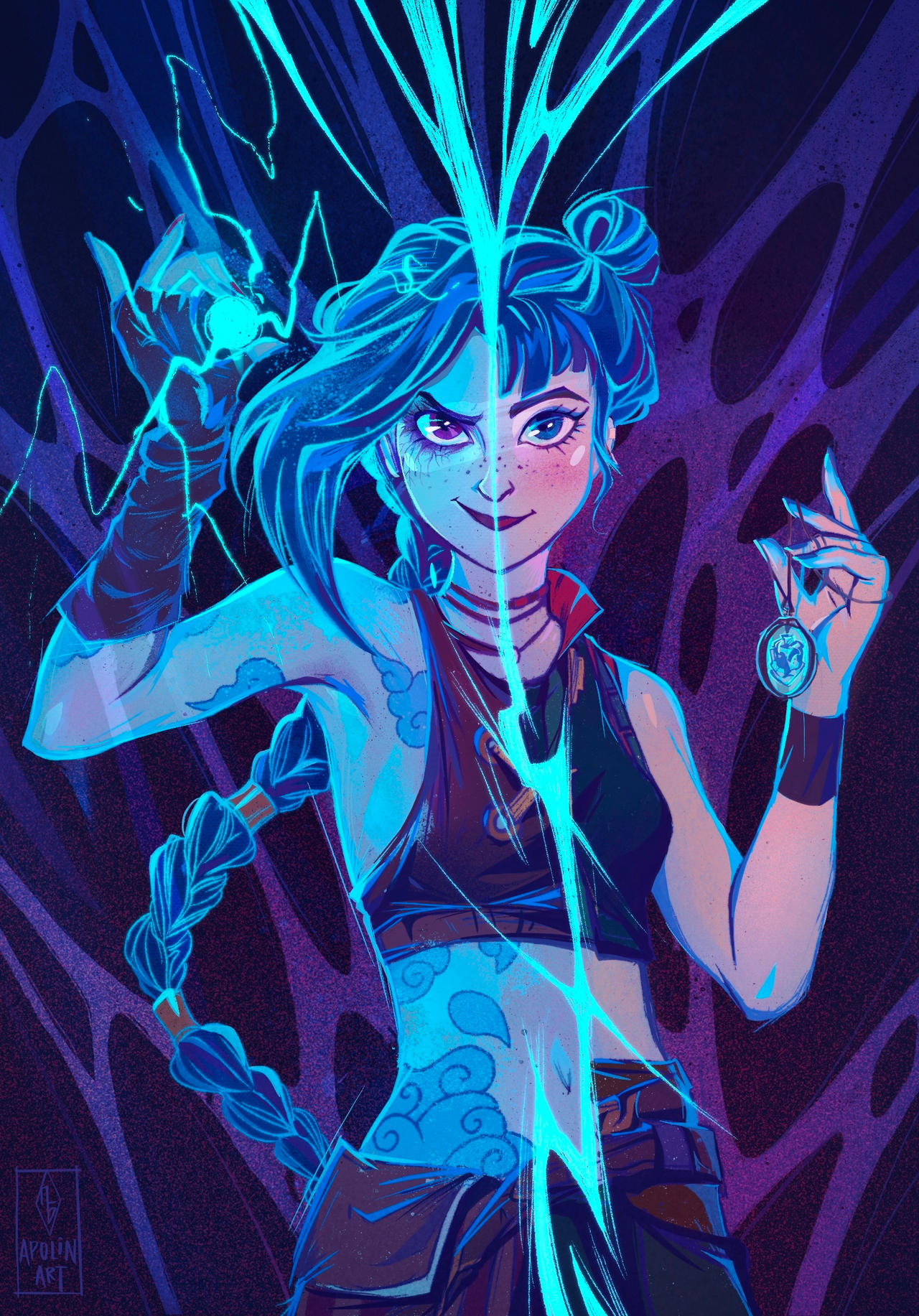 Powder-Jinx by apolinarta on DeviantArt