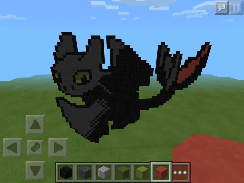 Toothless Pixel Art by REALMaximumRide on DeviantArt