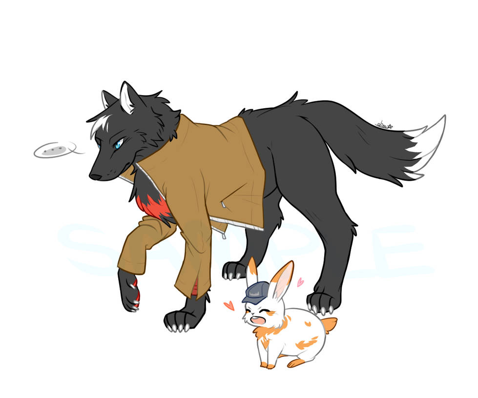 A Rabbit Among Wolves Rwby the wolf and the rabbit by DimNorthNether on DeviantArt