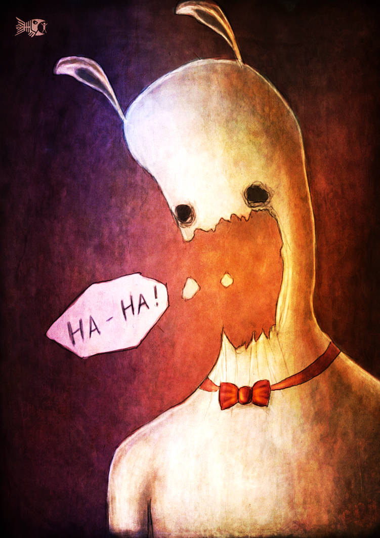 The Rabbit Laughs Rabbit laughs at your problems by FriendlyFish on DeviantArt