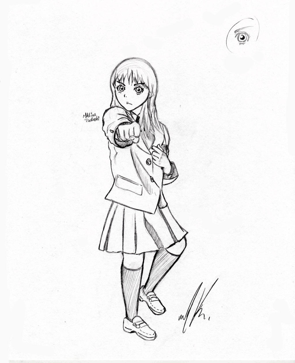 Makino Tsukushi (sketch)