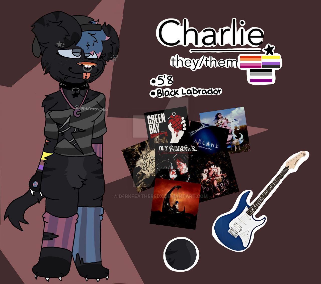 Charlie Idea Deviantart charlie refsheet by d4rkfeatheredx on DeviantArt