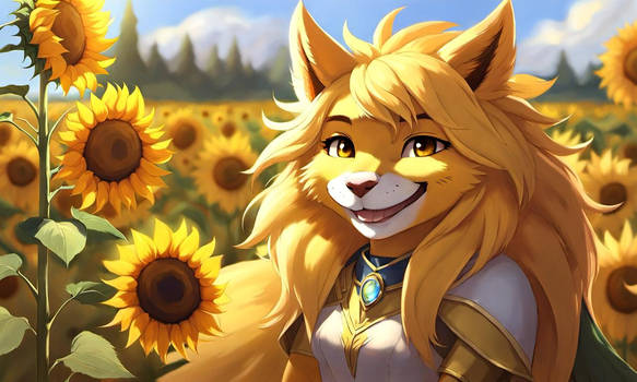 Epic Sunflower In An Open Field 11