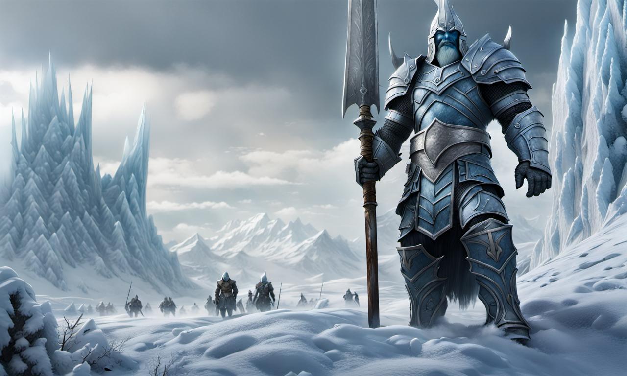 Krigvind Frost Giant Towering Over Armored Knights 3 by jimpen1967 on DeviantArt
