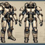 Fallout Style Advanced Power Armor steampunk 3