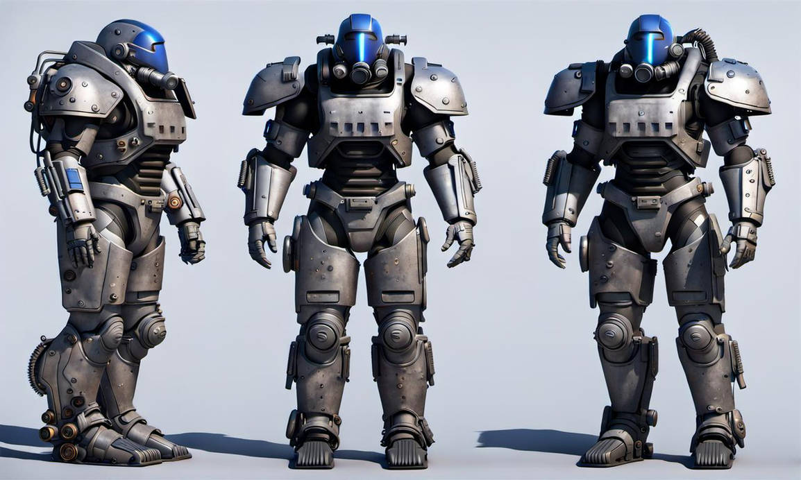 Fallout Machine Suit fallout-robots by NovaStarHub on DeviantArt