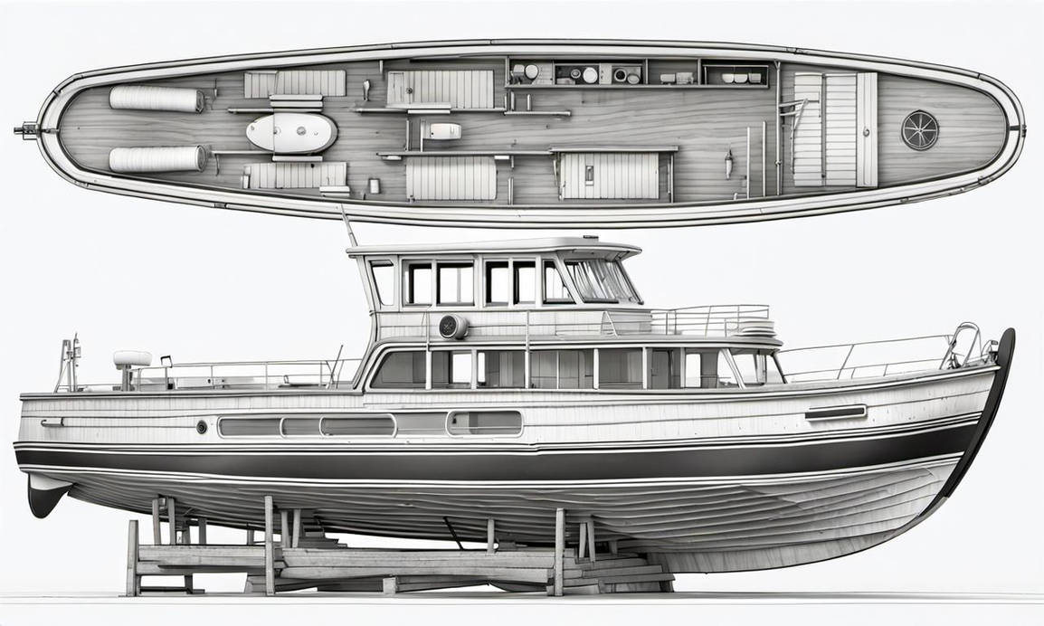 Exploded Boat Exploded View Of A 1950's Pleasure Boat 1 by jimpen1967 on DeviantArt