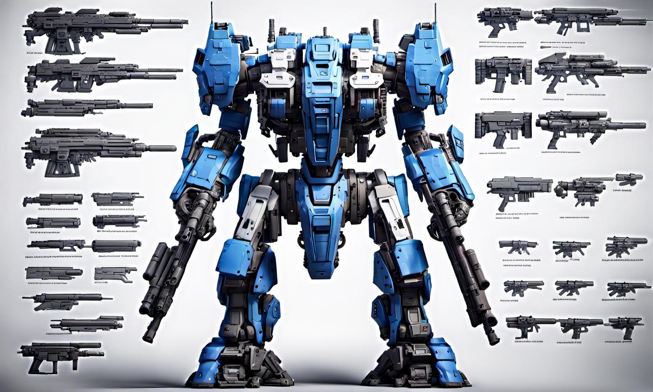 Large Super Hi Tech Battle Mech With Lots Of Guns by jimpen1967 on ...
