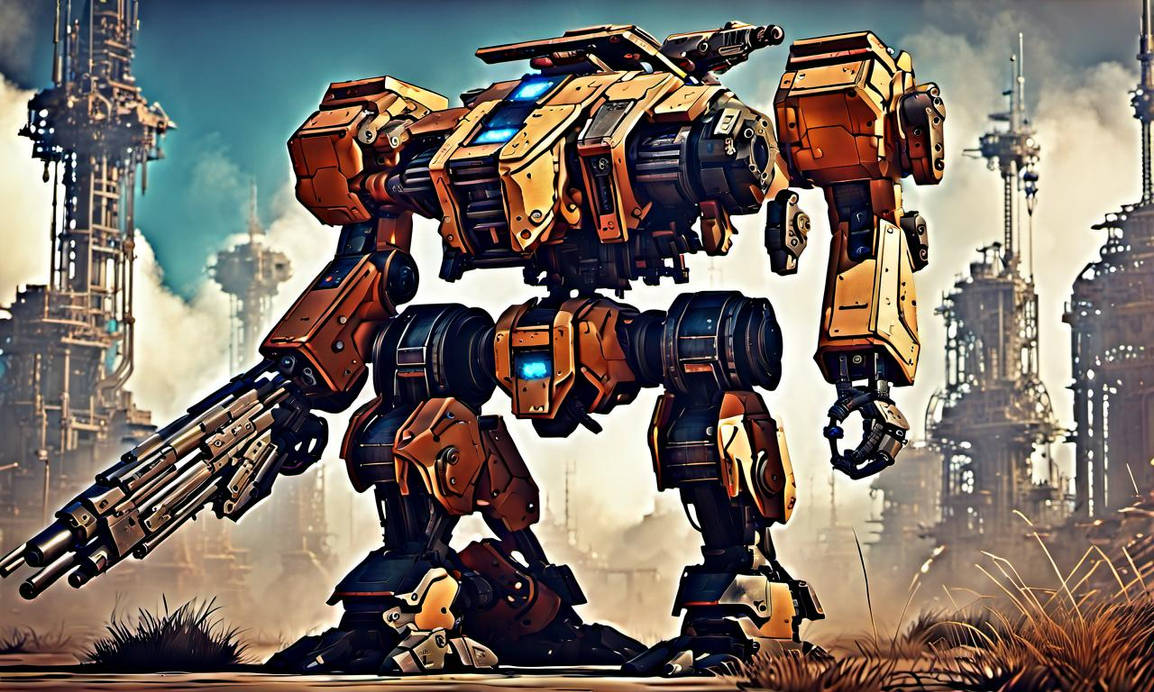 Large Fast Mech Picture Large Super Hi Tech Battle Mech in action 2 by jimpen1967 on DeviantArt