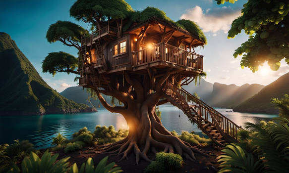 large tree house