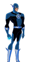 Blue Lantern Flash DCAU style