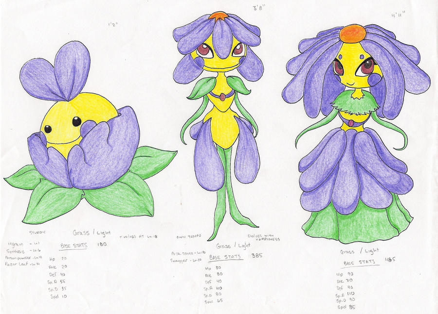 Fakemon Flower by ShadedPanda on DeviantArt