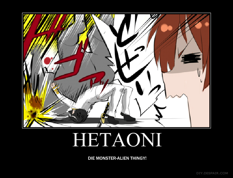 HetaOni Motivational Poster