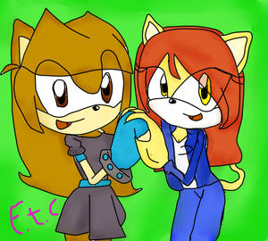 alessia the hedgehog and faby th cat