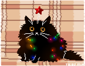 Christmas Cat One