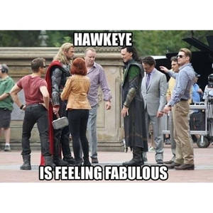 Hawkeye feeling fabulous