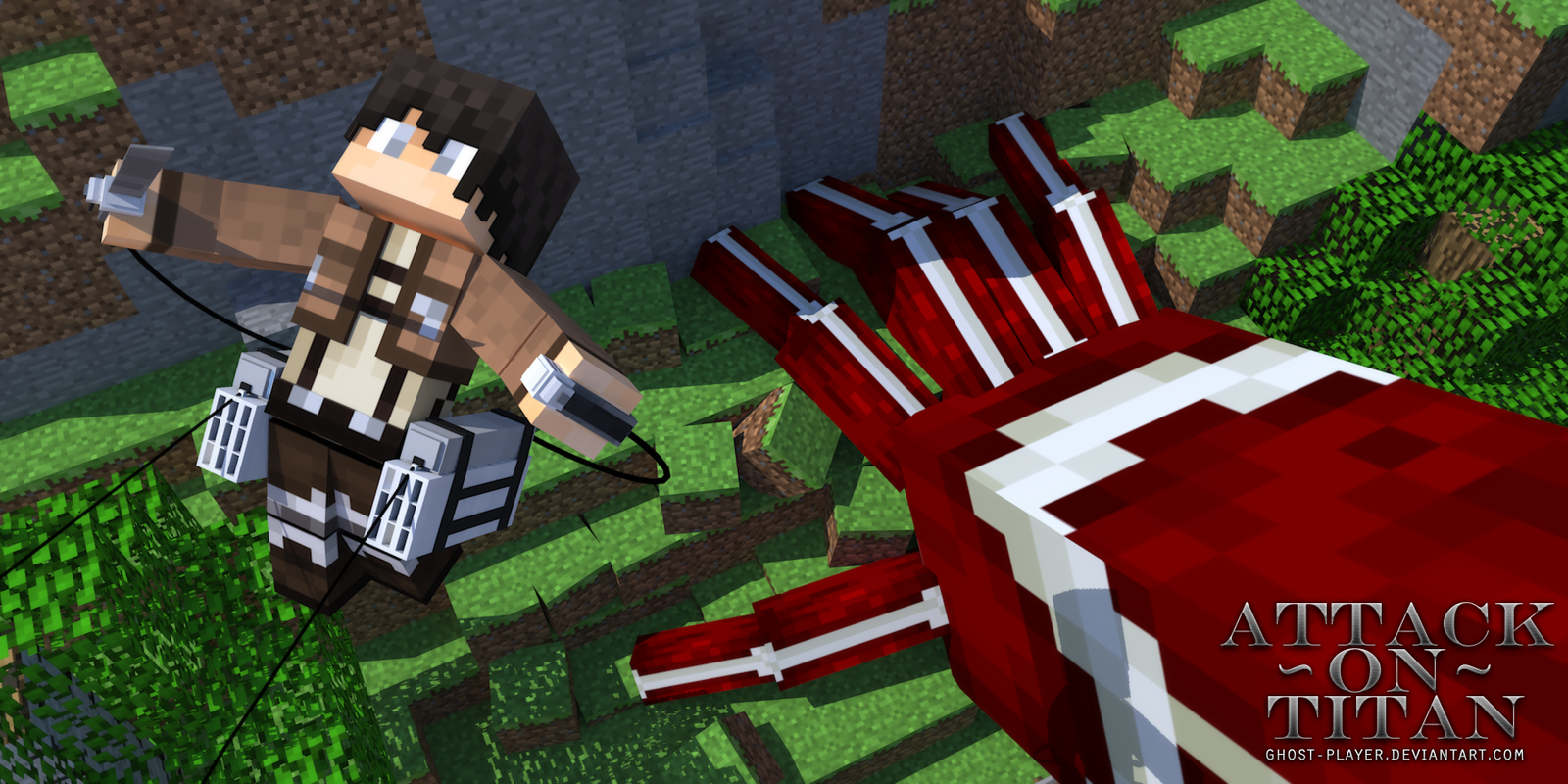Attack On Titan - Minecraft by GhosT-Player