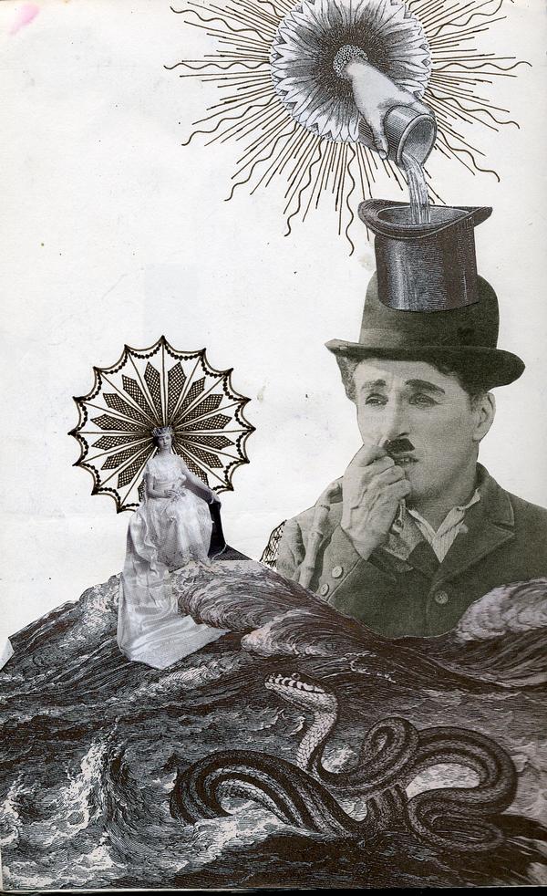 unfinished Chaplin collage