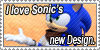 Sonic's New Design Stamp by Marki-floof