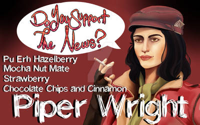 ::Tea:: Piper Wright - Do you Support the News? by K0USEKI
