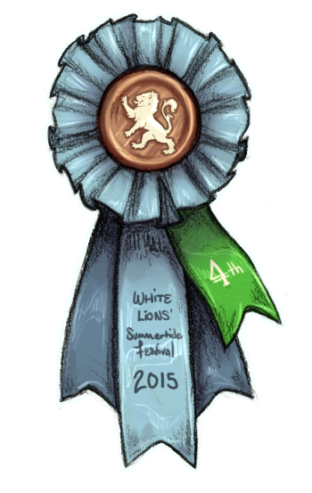 Summertide Festival '15 4th Place Rosette