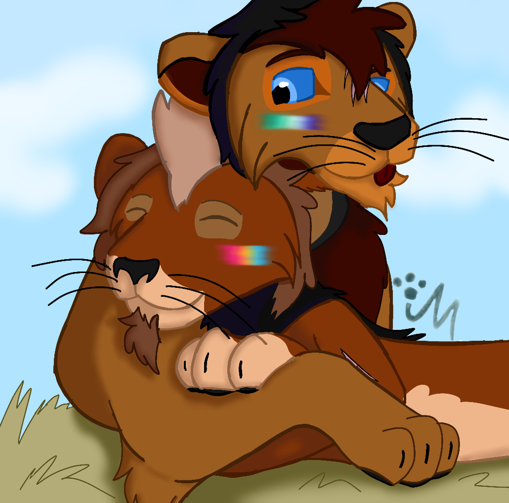 Gay lions gay lions gay lions gay- (Contest entry) by GhostlyTaboo on  DeviantArt