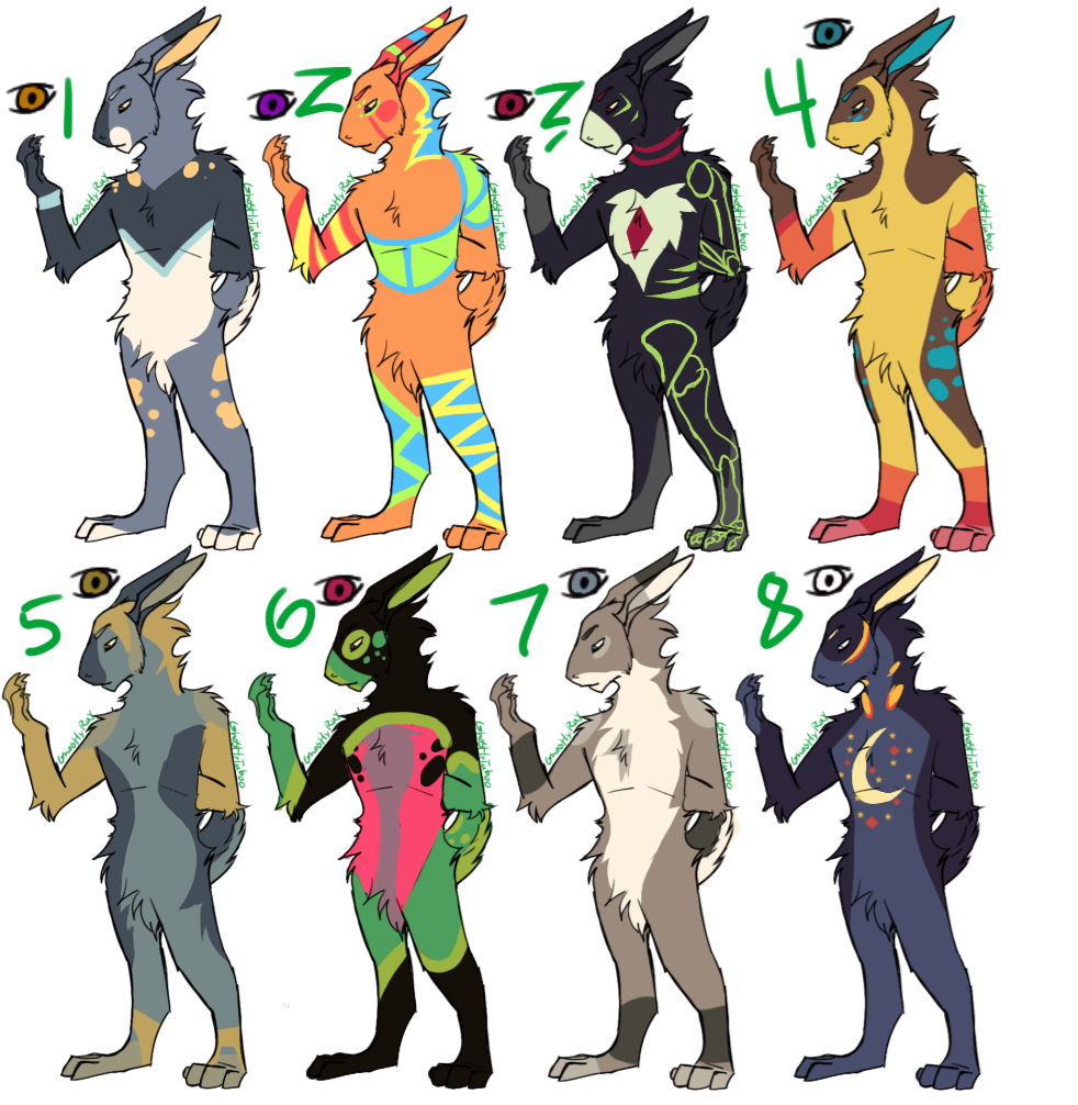 Anthro Rabbitears Anthro Rabbit OTAs by GhostlyTaboo on DeviantArt