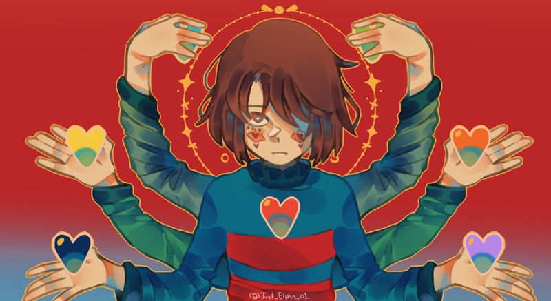 Frisk UT | REDRAW by Just-Elina on DeviantArt