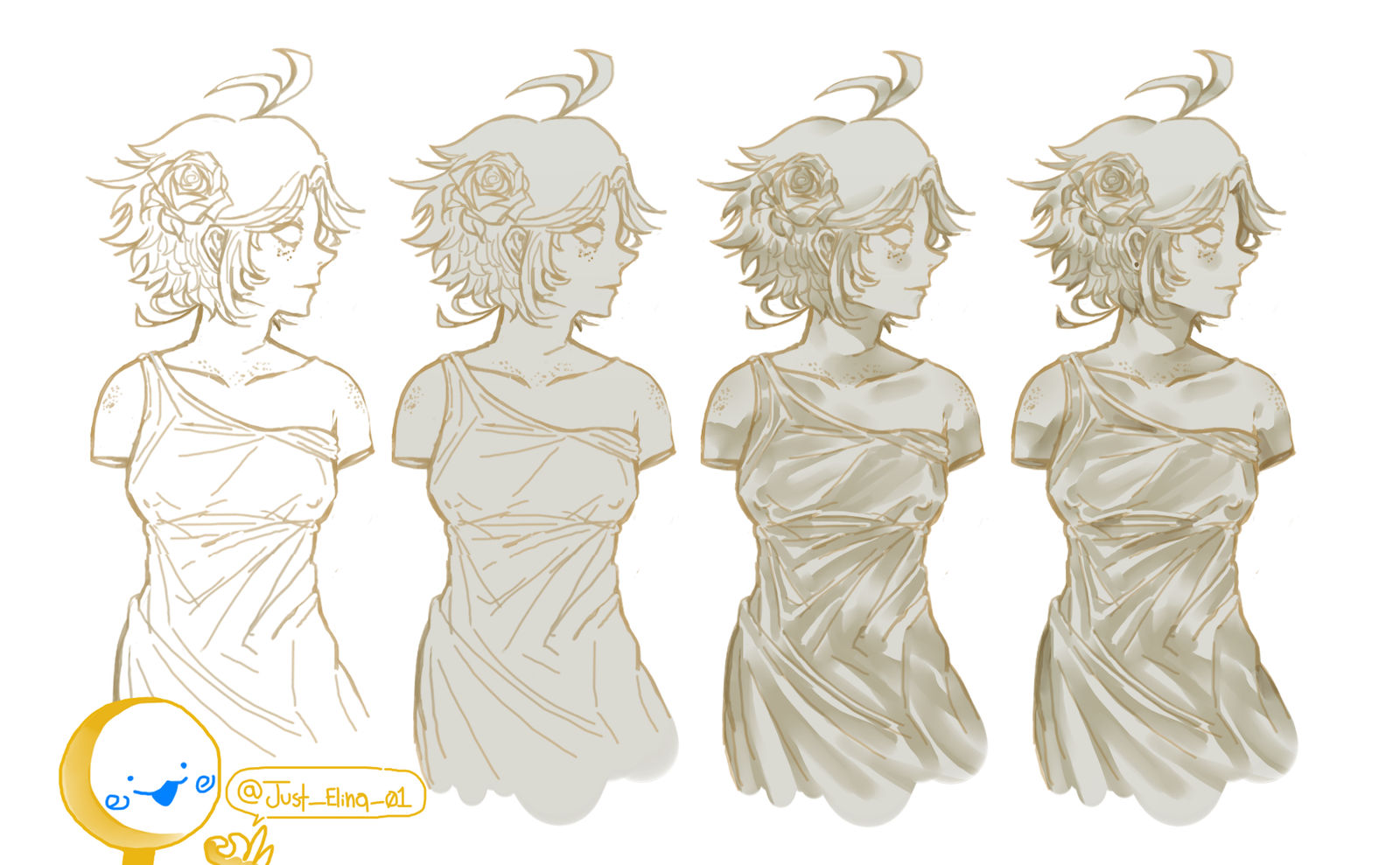 Shading process by Just-Elina on DeviantArt