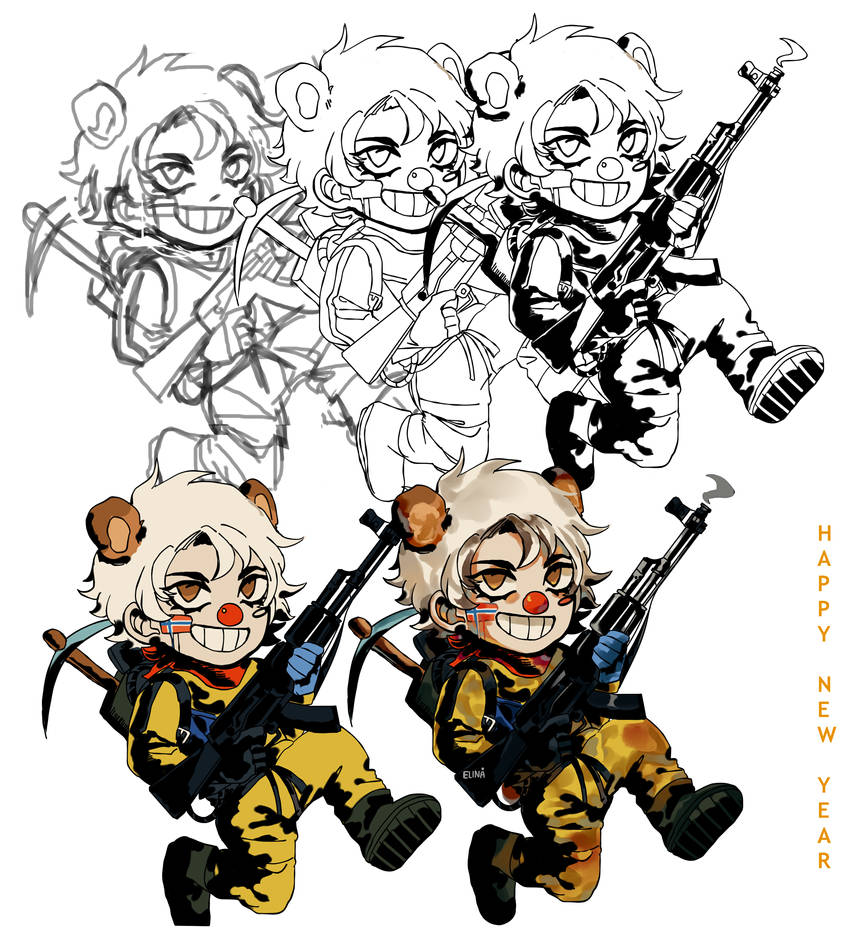 Character Drawing Process #3 by Just-Elina on DeviantArt