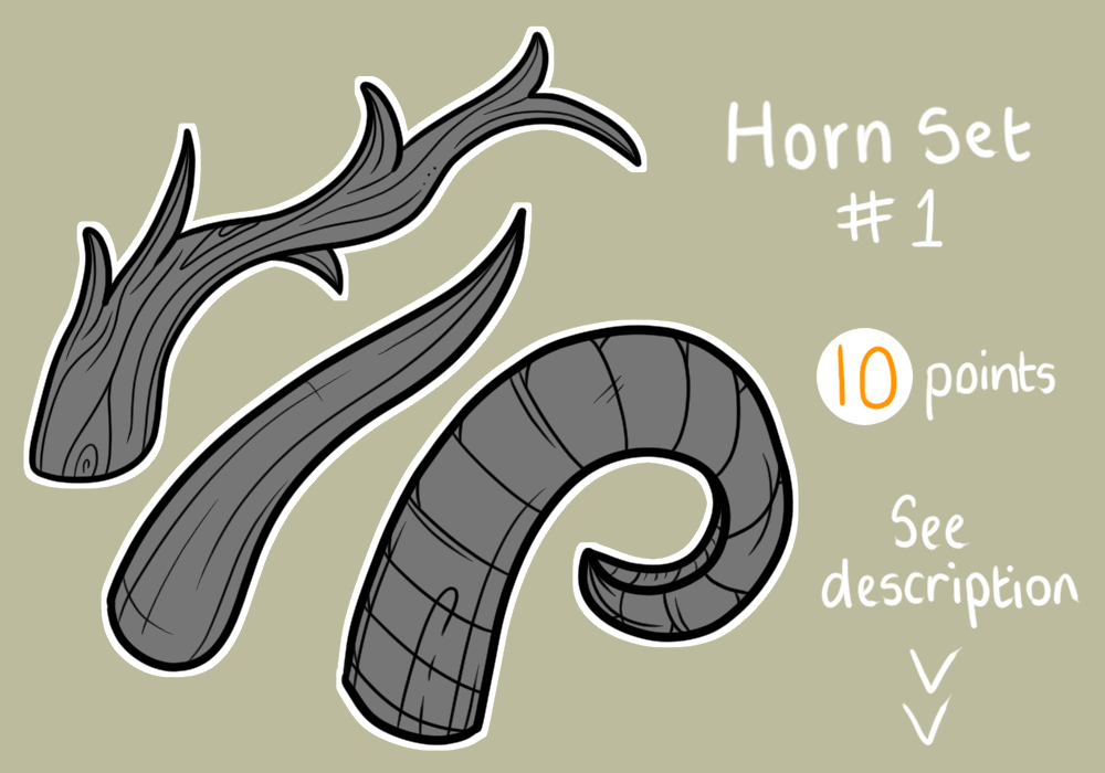 (P2U) Horn Base Set #1 by CabbageStorm on DeviantArt