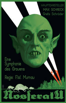Nosferatu Silent Movie Poster