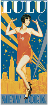 Louise Brooks Lulu In New York Poster Design