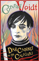 Conrad Veidt Cabinet Of Dr Caligari Poster Design