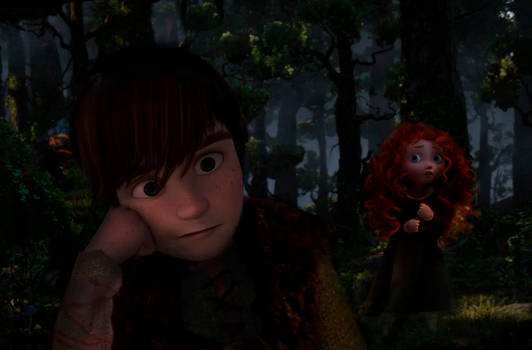 Little Hiccup and Merida