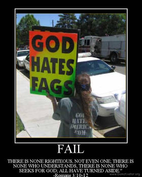 God Hates Homosexuals is Fail