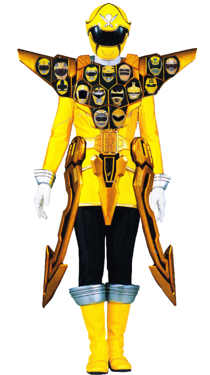 Min Yellow Ranger Yellow ranger gold mode by WallpapperUltra16 on DeviantArt