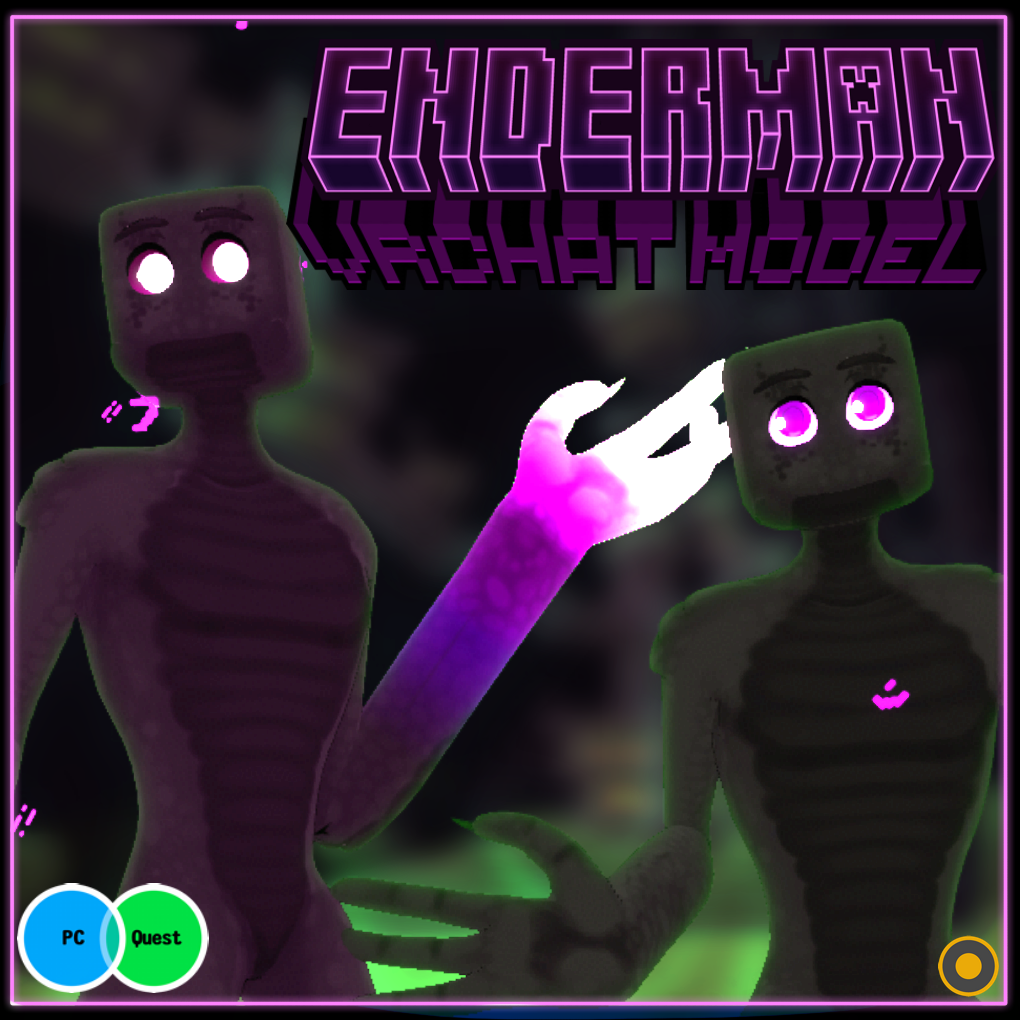Enderman Vrchat modle by randomravenart on DeviantArt