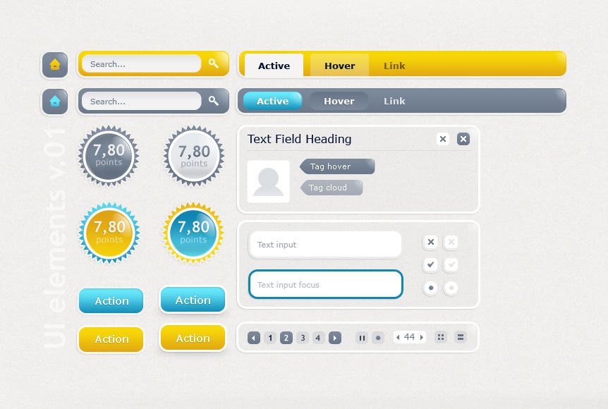 UI elements by MarinaToyTracer on DeviantArt