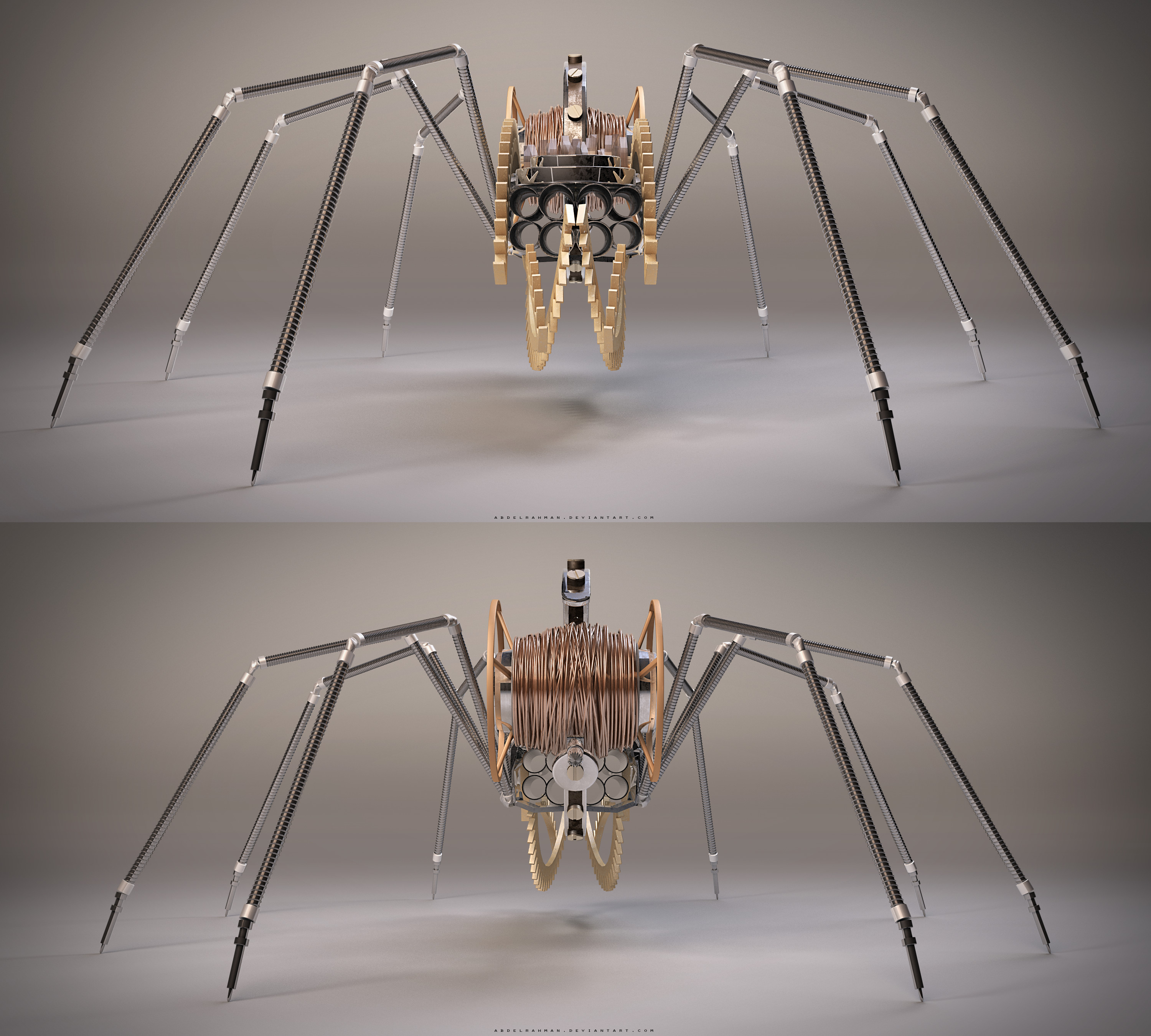 Mechanical Spider | Front - back