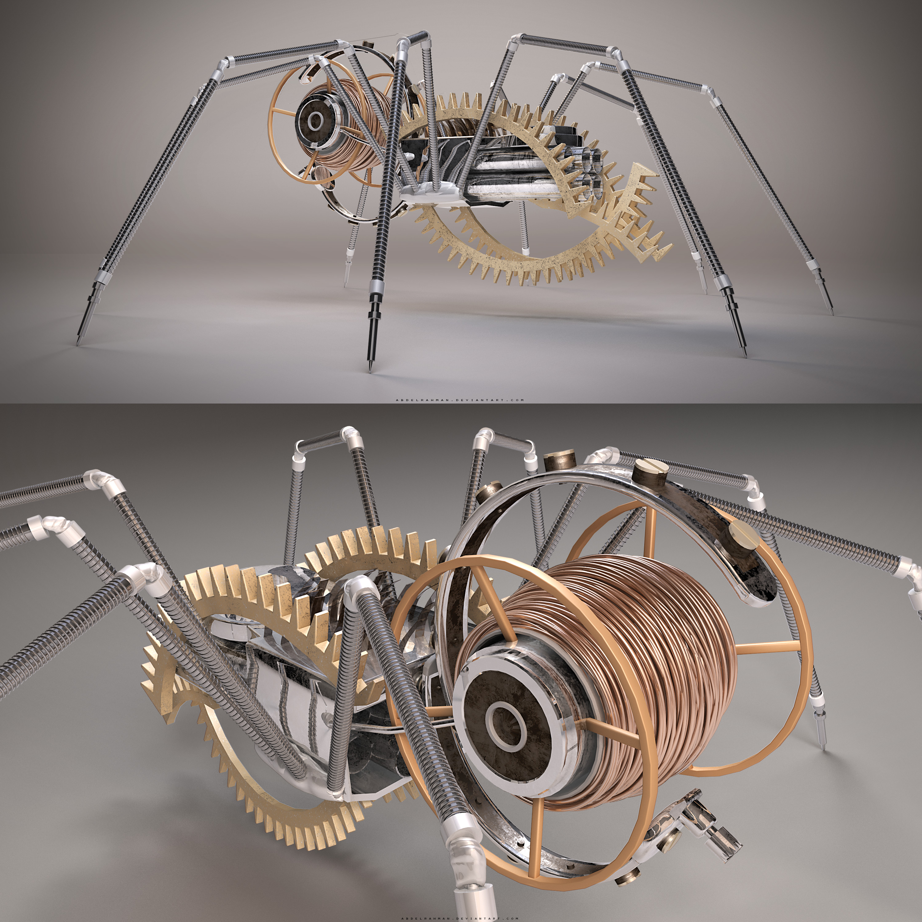 Mechanical Spider | Side - Back