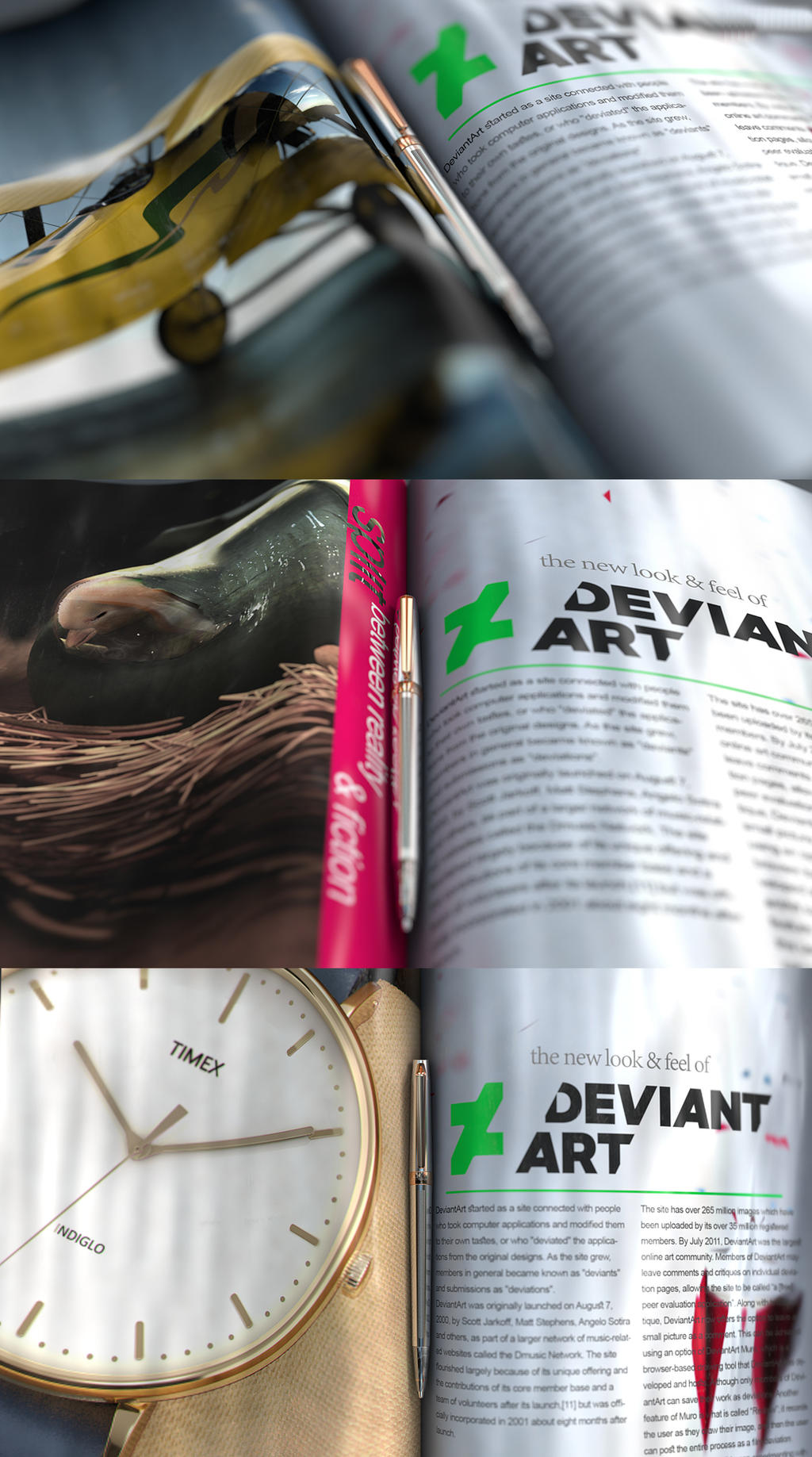Open Magazine Template