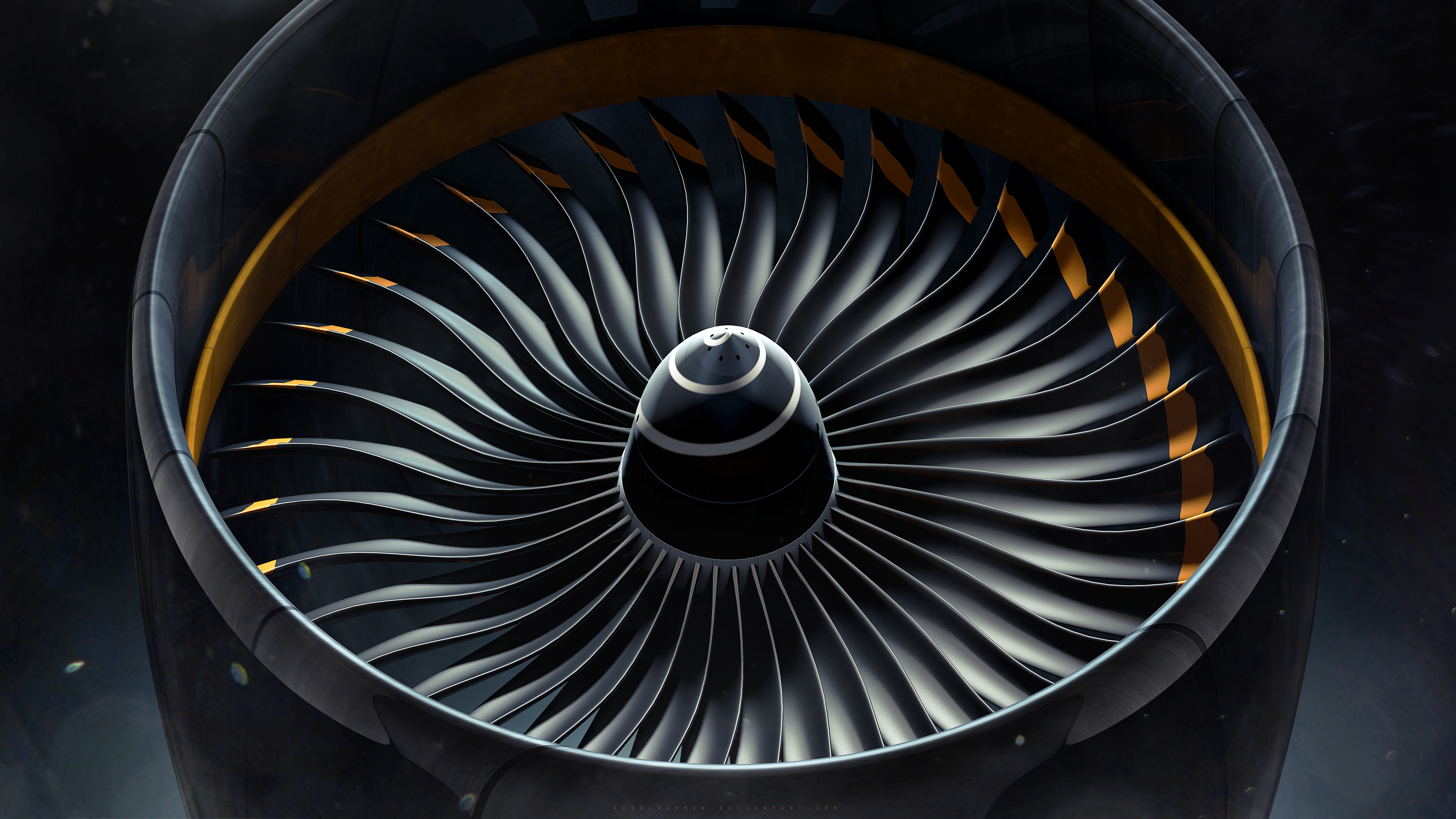 Jet Engine| 4K Wall