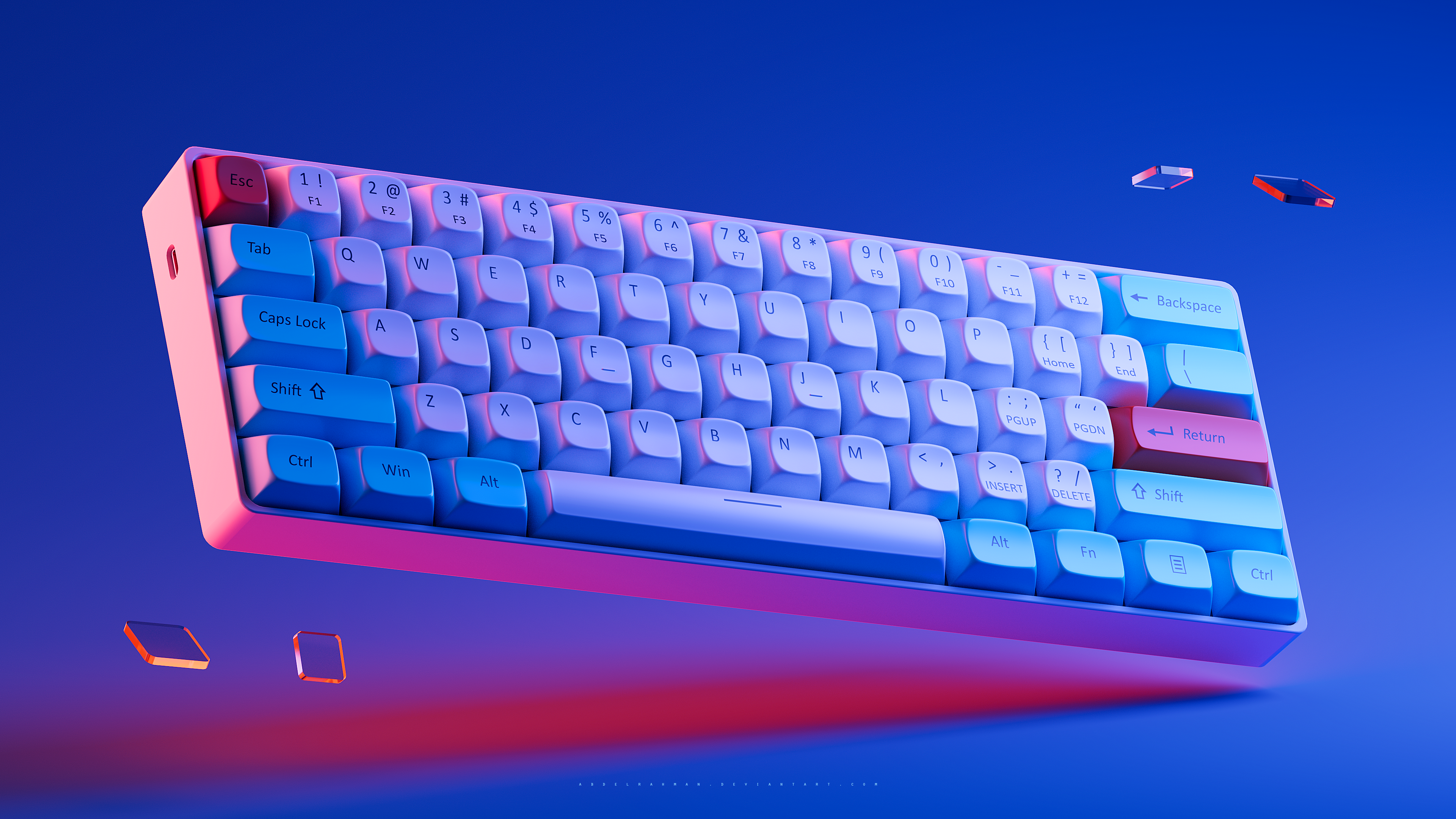 Creamy Keyboard | 4K Wallpaper
