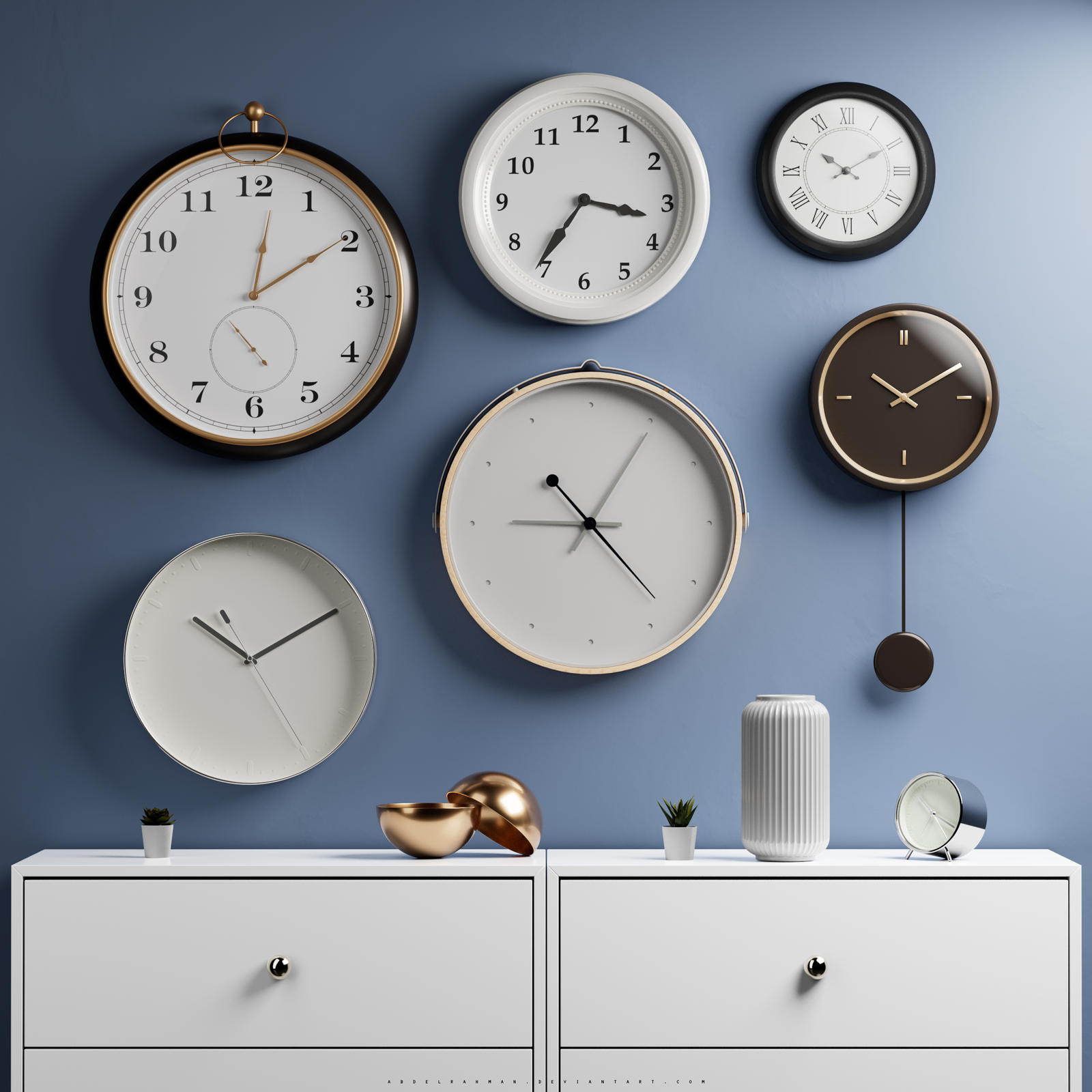 IKEA Wall Clock 3D Model Collection Download