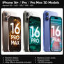 iPhone 16 Pro Max / 16 Pro / 16+ 3D Model Download