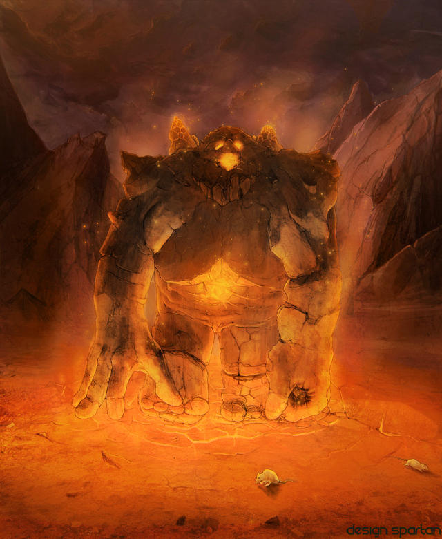 Rock Element Deviantart Rock Elemental by DesignSpartan on DeviantArt