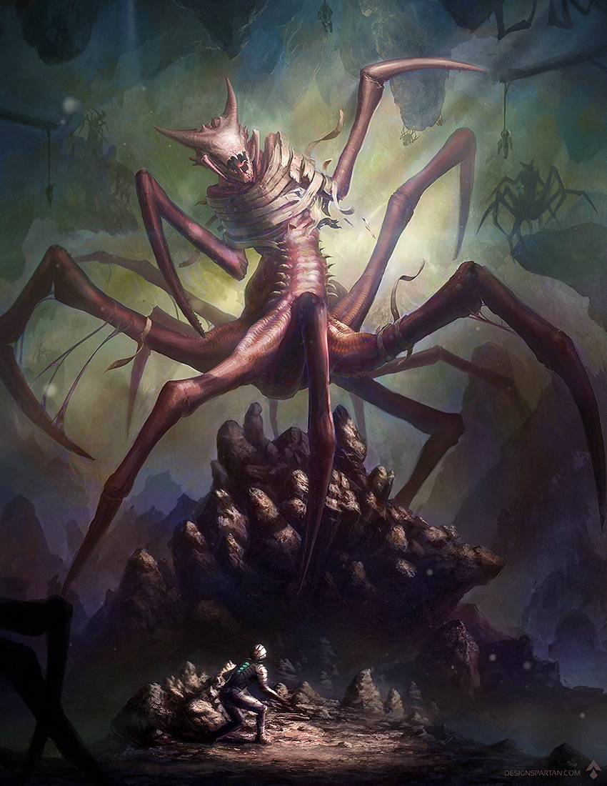 images Spider Humanoid Monster oh shit by designspartan on deviantart