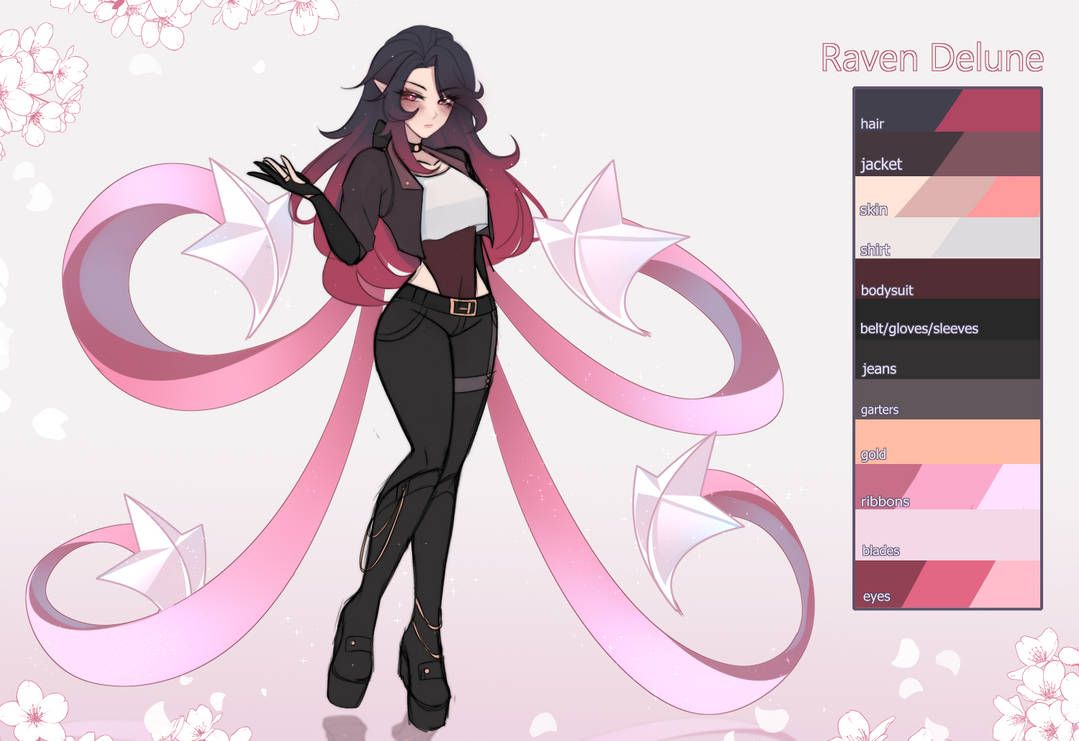 raven - reference sheet by sungodsoleil on DeviantArt
