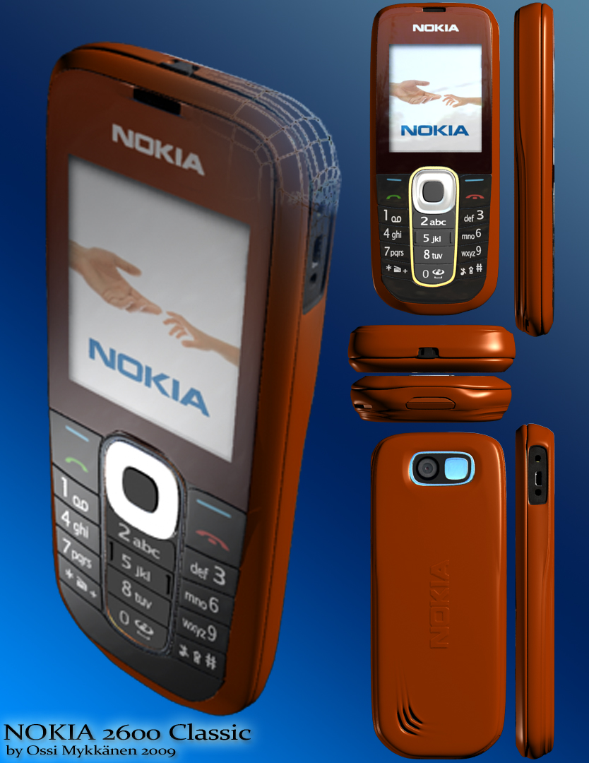 nokia 2600 classic 3d model by myssi mcf on deviantart